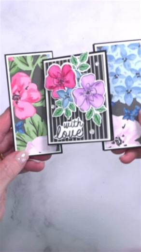 Lisa's Stamp Studio on Instagram: "Grab your designer paper and let’s make a floating image card! This extraordinary fancy fold card uses new Stampin’ Up! Online Exclusive products. Grab the FREE project sheet and watch the video on my YouTube channel using the link in my bio. 🎥⁠⁠ OR https://lisasstampstudio.com/2025/03/make-these-floating-image-cards-to-show-off-your-designer-paper.html Images © Stampin’ Up! 1990-2025 . . . #cardmaking #papercrafts #handmadecards #stampinup #diy #cardmakingtip