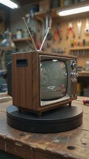 Mini Vintage TV Restoration & Assembly in 4K | Satisfying ASMR | Retro Television Build