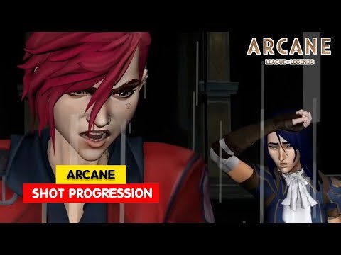ARCANE | VI & Caitlyn Shot Progression | 3D Animation Internships