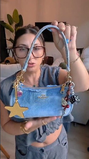 Coach In Loved Denim Teri Bag | Day 6 wearing all my bags challenge!