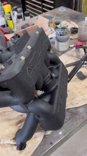 Intake Manifold Assembled - 928S4 #porsche #porsche928 #intakemanifold #intakemanifoldrefresh