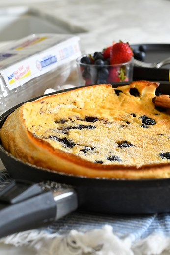 2.3M views · 4K reactions | ✨Blueberry Dutch Baby✨ Say hello to this...