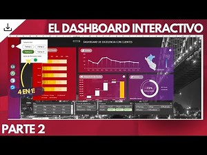 D14 | Cómo hacer un ASOMBROSO DASHBOARD Interactivo en Excel - (Parte 2)