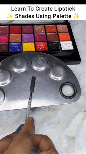 Credit- imvarshamua | lipstick palette #shorts #lipstick #palette #makeup