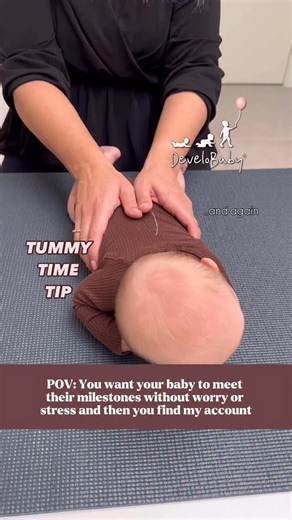 1.1K views · 22 reactions | Science-backed tips on baby motor development and sensory integration – explained in a way that actually makes sense and with no unnecessary worry 殺 With love, Maria ♥️ (Your pediatric physical therapist from Denmark ) | DeveloBaby | Facebook