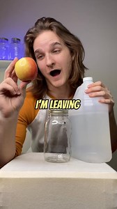 This is the one with the most toxic smell 😖 #experiment #apple #vinegar #challenge | DokaRyan