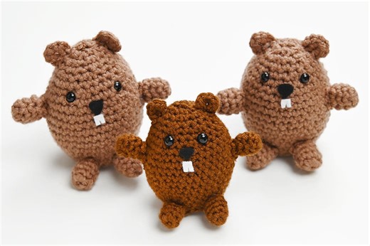 Crochet Groundhog - Free Groundhog Crochet Pattern