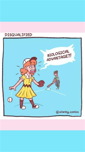 🏳️‍⚧Charli Brown's Biological Advantage, Trans Fem Comic🏳️‍⚧#transfem #comic #transgirl