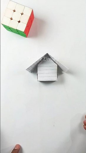 "DIY 3D Paper House 🏡 | Easy & Beautiful Paper Craft for Everyone!"