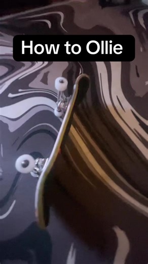 How to Ollie #ollie #fingerboard #trick #learn @XFlipPro @BURNOUT FINGERBOARDS