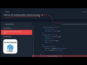 CURL Error: SSL certificate problem: certificate has expired | Resolve Problem SSL Expired Laragon