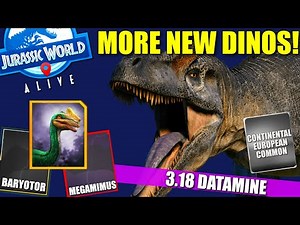 Apex Baryotor + Continental Megaraptor & Legendary Megamimus! | JWA Datamine