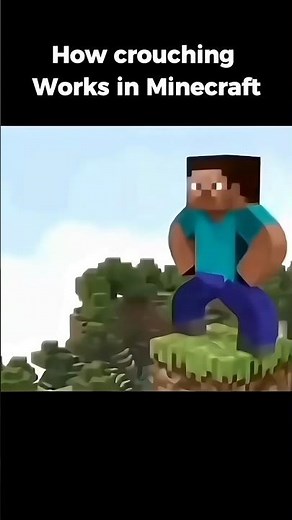 How crouching actually works 😂