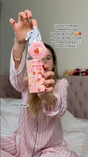 🍓 A Quick Sonny Angel Strawberry Love Full Ser Unboxing Teaser 😍 #unboxing #blindbox #sonnyangel