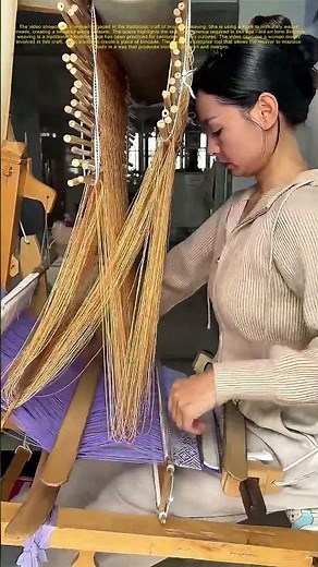 Weaving Beauty: A Woman's Craft of Brocade Making
