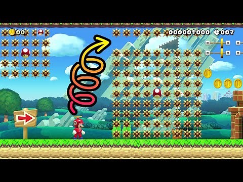 プロペラ状態でここに入る方法がわかりました！【マリオメーカー2】