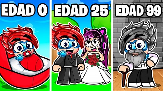 En el video de hoy juego roblox pero cada segundo soy mas viejo. | Luky