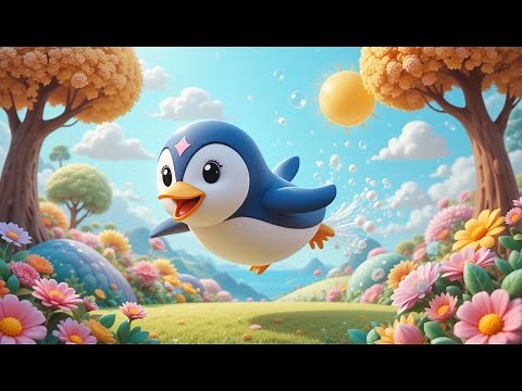 P is for Penguin | Playful Penguin ABC Animal Song for Kids