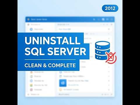 SQL Server Uninstall Tutorial | Clean & Complete Removal (Step-by-Step Guide)