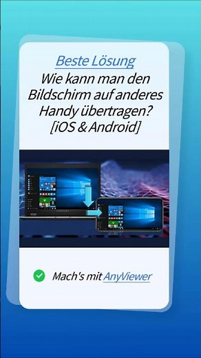 Bildschirm auf anderes Handy übertragen (iOS & Android) – So geht's einfach! 📱💡
