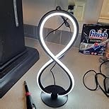 Pink Table Lamp,3CCT 2700K/4000K/6500K Stepless Dimmable Heart Desk Lamp with USB Adapter,Small Bedside Spiral Lamp,Contemporary Table Lamp for Living Room,Bedroom,Office,Girls Room