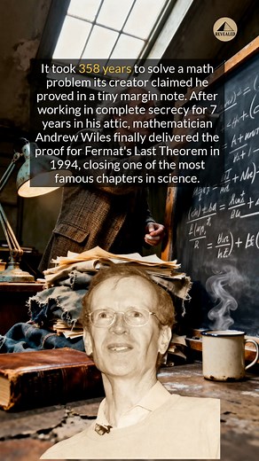 A 358-year-old math problem was finally solved by a man who worked in secret for seven years. #history #didyouknow #discovery | Revealed