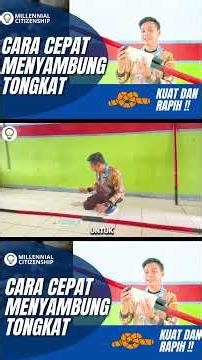 How to Quickly Connect Scout Sticks Neatly #scouts #funlearning #fyp #pioneering