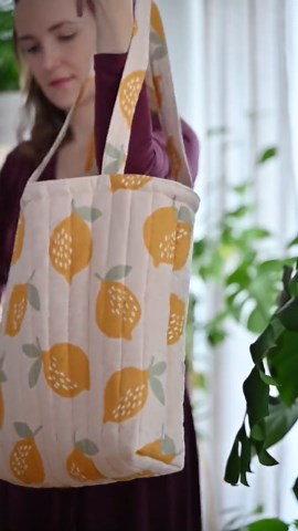 Quilted Tote Bag PDF Sewing Pattern - Etsy