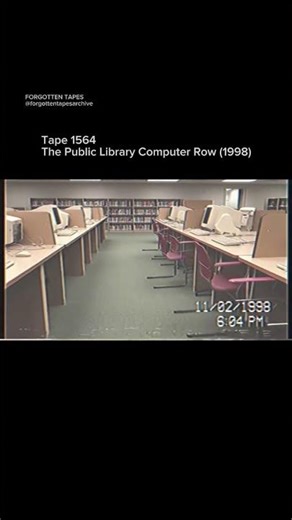 Tape 1564 – The Public Library Computer Row (1998) | Forgotten Tapes