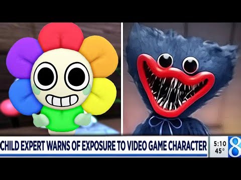 Now dandy's world was on the news... (AND HUGGY WUGGY AGAIN)