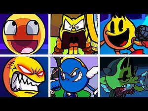 ALL PacMan FNF Mods 🎶 (Mood Shift, Ghostly, Power Ups)