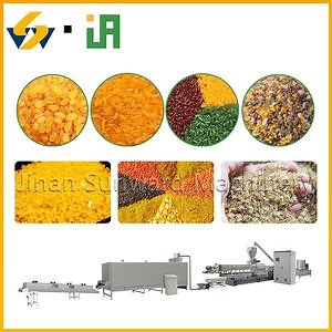[Hot Item] Extruder 75 -90 Kw Motor Fortified Rice Kernel Making Machine / Artificial Rice Extruder with 300-350 Kg/H Capacity Plant Machinery Production Line