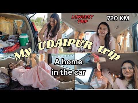 मेरा चलता फिरता घर in my Ertiga उदयपुर तक का travel व्लॉग converted my car into home #carhome