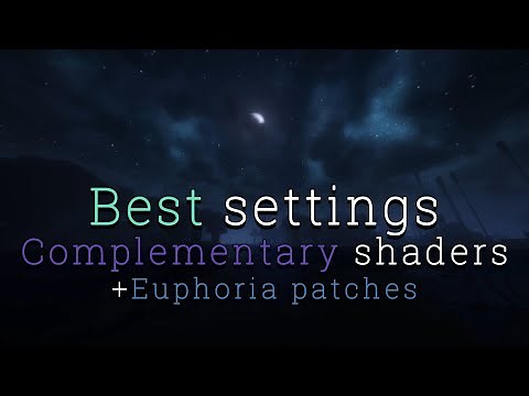 Best Settings for Complementary Shaders(+EuphoriaPatches)