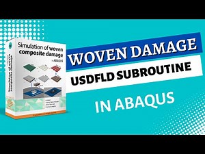 Woven composite damage using USDFLD subroutine-DEMO | How to simulate woven damage?