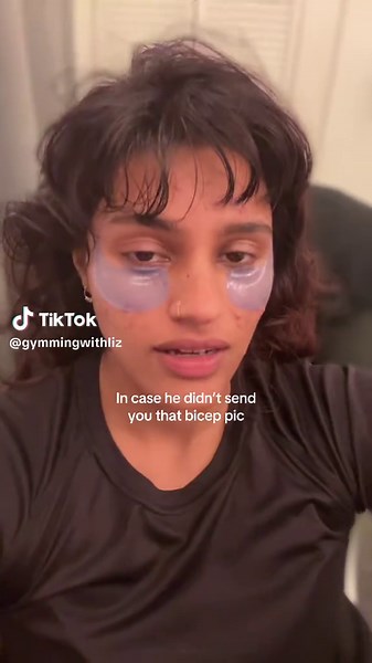 Once I get that bicep vein, it’s over #gymtok