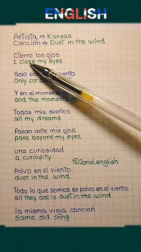 4.7M views · 184K reactions | Aprende a cantar en inglés: DUST IN THE...