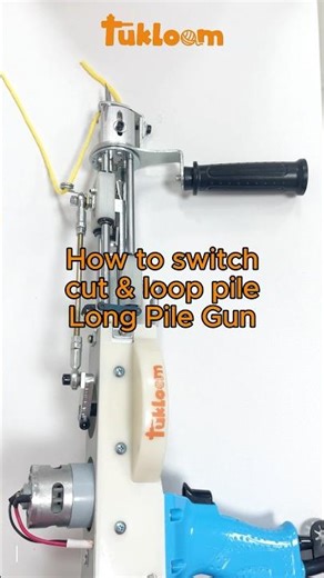 Cut Pile vs Loop Pile | Long Pile Tufting Gun Tutorial #longpiletuftinggun #tuftingtutorial