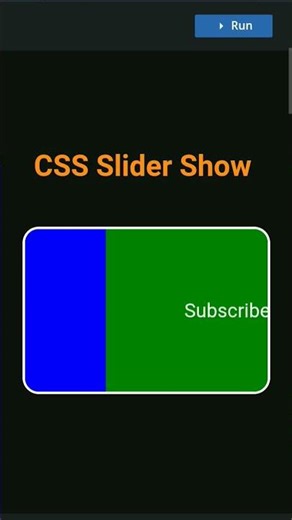 CSS Slider Show (html & CSS)👍 #slider show #viral shorts