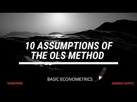 10 Assumptions of the OLS Method
