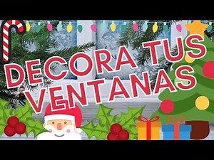 🎅 Como Decorar en Navidad 2023 🎅🎁 COMO DECORAR VENTANAS NAVIDEÑAS ⛄🍾