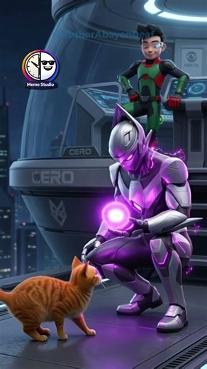 CERO’s Energy Ball Becomes a Cat Toy! 🐱⚡ #ejenali