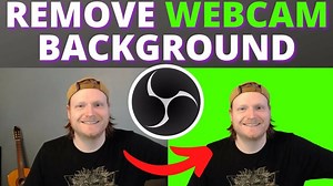Remove OBS Webcam Background Without Green Screen - OBS Studio Tutorial