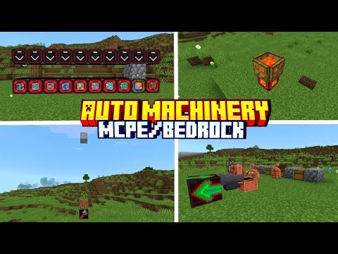 ONE OF THE BEST MINECRAFT BEDROCK MACHINE ADDONS