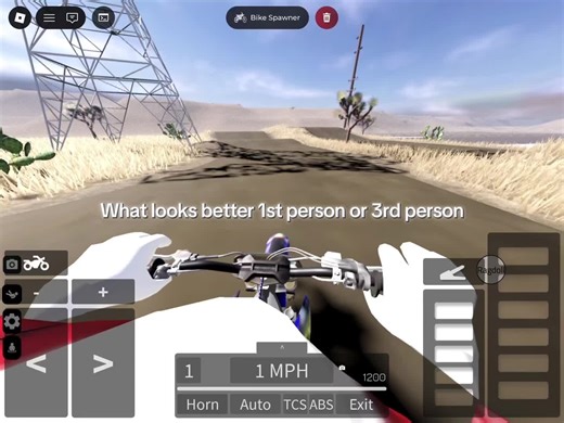 Motocross: 1st vs 3rd Person Riding Perspective