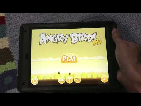 Angry Birds HD 1.6.3 Gameplay On iPad Air 2