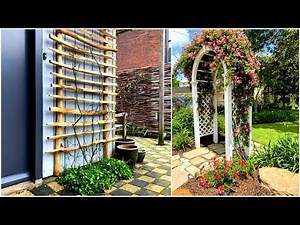 100 DIY Garden Trellis and Arbor Ideas for Backyard, Cottage, Farmhouse ! Garden Decorating Ideas
