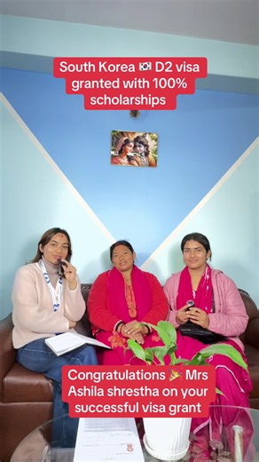 Congratulations Ashila Ma'am! D2 Visa Granted with Scholarships