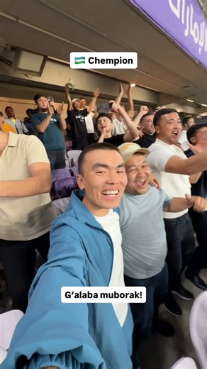 Shohruh Yusupov | Yonish-Yoqish on Instagram: "G’alaba muborak🇺🇿"