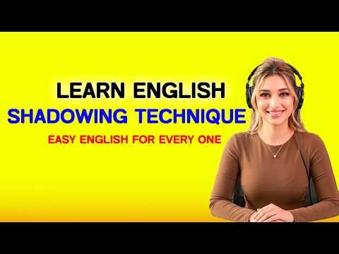 10 Minutes to Better English | Shadowing Lesson for Beginners